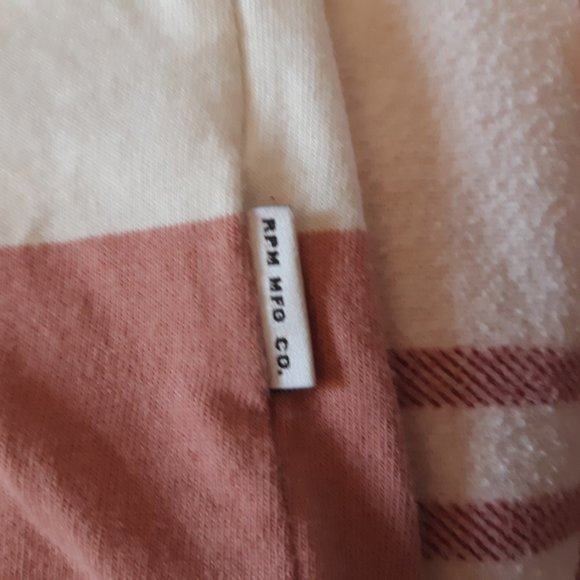 RPM Rose Stripe Tee size 10 - Picture 6 of 7